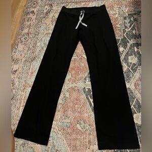 FIGS Black Livingston scrub pant
